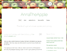 Tablet Screenshot of annatheapple.com
